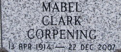 Mabel Georgia <I>Clark</I> Corpening 