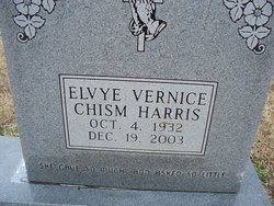 Elvye Vernice <I>Chism</I> Harris 