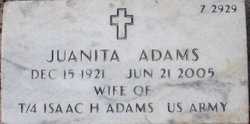 Juanita J Adams 