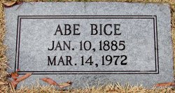 Nicholas Abraham “Abe” Bice 