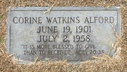 Corine <I>Watkins</I> Alford 