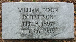 William Dixon Robertson Sr.