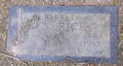 Barbara Ann Rice 