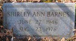 Shirley Ann Barnes 