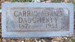 Carrie <I>Adams</I> Daugherty 