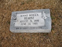 Minnie Ola <I>Womack</I> Hearne 