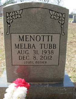 Melba <I>Tubb</I> Menotti 