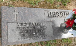 Virginia Lee “Ginny Lee” <I>Higgs</I> Herring 