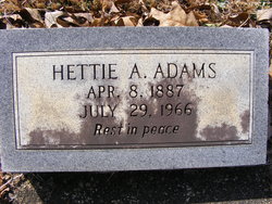 Hattie Agnes <I>Nicholas</I> Adams 