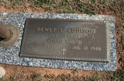 Dewey Lamar “Dick” Addison 