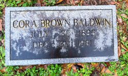Cora <I>Stanley</I> Brown Baldwin 