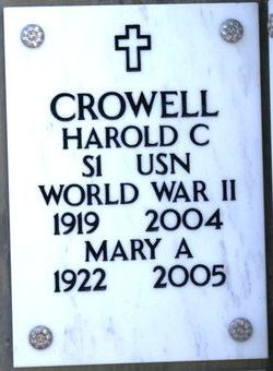 PVT Harold Cornelius Crowell 
