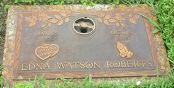 Edna <I>Watson</I> Roberts 