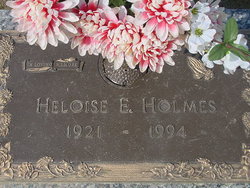 Heloise E Holmes 