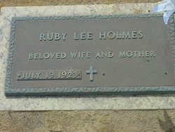 Ruby <I>Lee</I> Holmes 