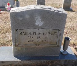 Maude Emmett <I>Piercy</I> Adams 