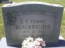 Ernest Thomas “Tommy” Blackwelder 