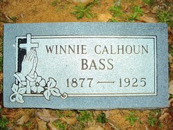 Winnie <I>Calhoun</I> Bass 