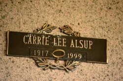 Carrie Lee <I>Hall</I> Alsup 