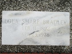 Lola Lee <I>Sharp</I> Bradley 