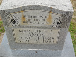 Marjorie L. <I>Thomas</I> Amos 