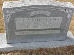 Clara Melissa <I>Wagner</I> Adams 