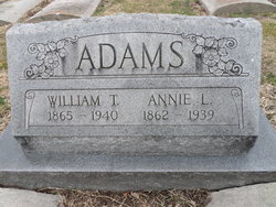 Annie L. <I>Somers</I> Adams 