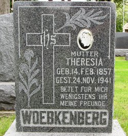 Theresia Bernhardine <I>Lange</I> Woebkenberg 