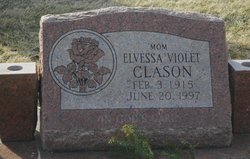 Elvessa Violet <I>VanBlaricum</I> Clason 