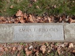 Emma Florence <I>Wilcox</I> Rhoades 