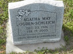 Agatha May <I>Ogden</I> Schleich 