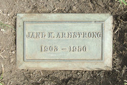 Jane Kent “Jeanne” <I>Smith</I> Armstrong 