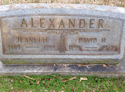 Jeanette “Jenny or Janet” <I>Kerr</I> Alexander 
