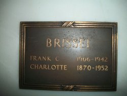 Charlotte <I>Frank</I> Brissel 