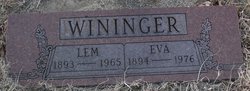Eva <I>Daves</I> Wininger 