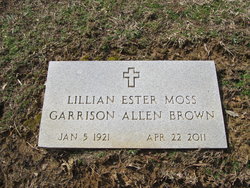 Lillian Ester <I>Moss</I> Brown 