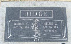 Helen Genevieve <I>Hyde</I> Ridge 