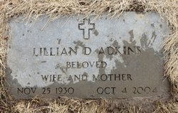 Lillian D. <I>Holtz</I> Adkins 