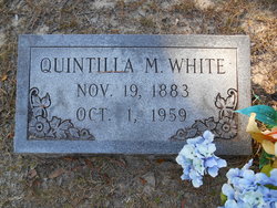 Quintilla Moore <I>Mizell</I> White 