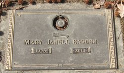 Mary Janell <I>Hiller</I> Basden 