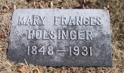 Mary Frances <I>Long</I> Holsinger 