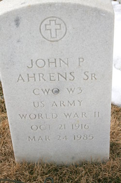 John P Ahrens Sr.