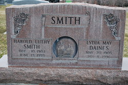 Lydia May <I>Daines</I> Smith 