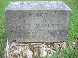 Mary <I>Sullivan</I> Hallett 