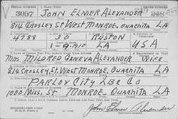 John Elmer Alexander 