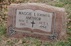Maggie I <I>Grimes</I> Amthor 