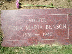 Cora Maria <I>Plant</I> Benson 