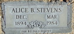 Alice B. Stevens 