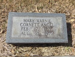 Mary Warnie <I>Cornett</I> Angel 