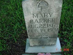 Mary <I>Burton</I> Barker 